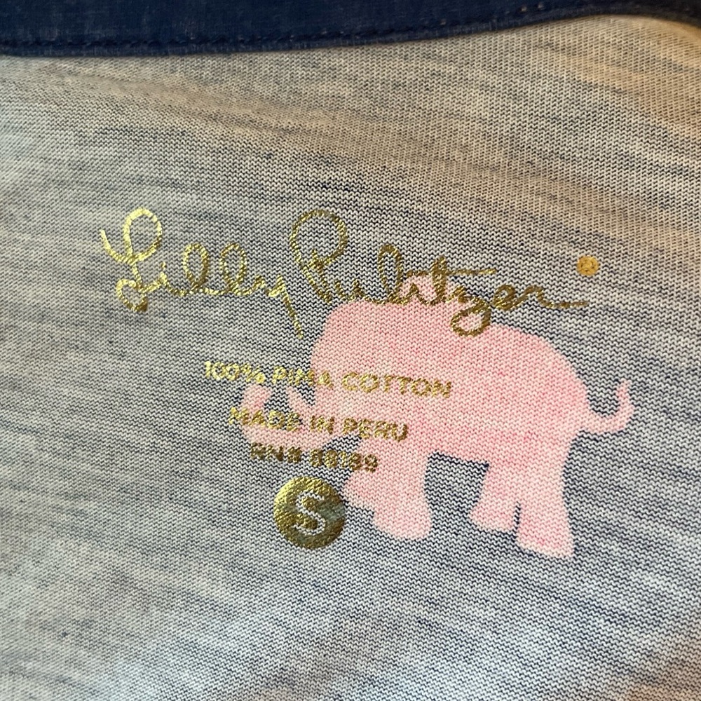 Lilly Pulitzer Small Elephant Ocean Ridge Pima Cotton Dress - Picture 8 of 10